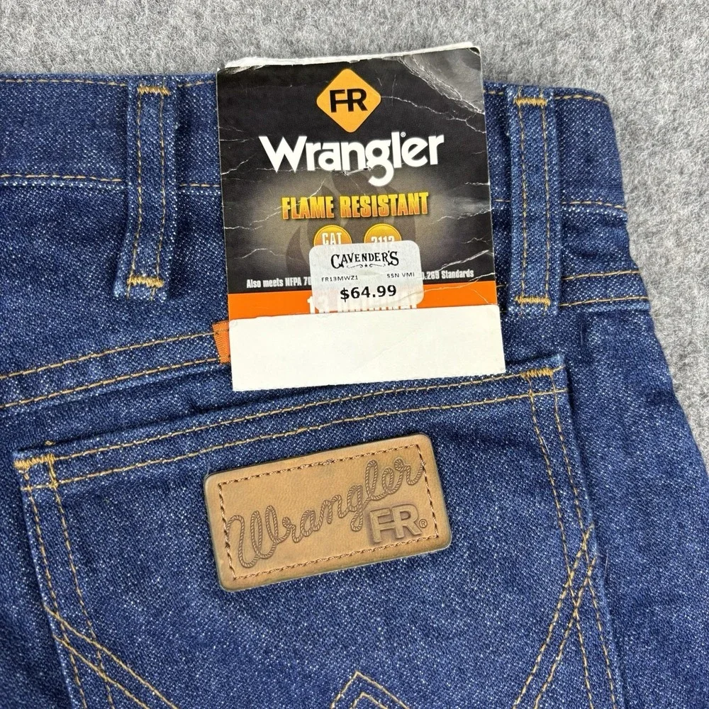 Wrangler Fr Jeans Mens 36x32 New With Tags Cat 2 Flame Resistant Blue Denim Work